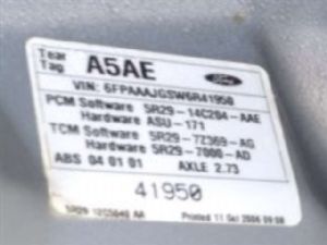 Ford Falcon BF2 2006 - 2007 Transmission Computer