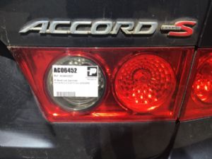 Honda Accord CL9 7th Gen 2002-2008 R Boot Lid Garnish