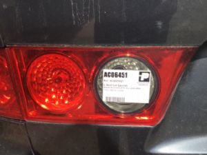 Honda Accord CL9 7th Gen 2002-2008 L Boot Lid Garnish