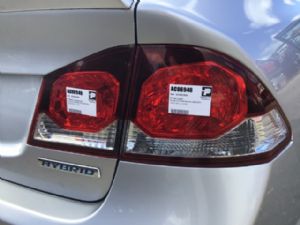Honda Civic FD3 8th Gen 2005-2011 R Tail Light