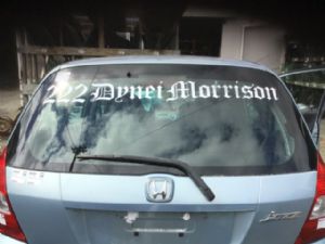 Honda Jazz / Fit GD1 1st Gen 2001-2008 Tailgate Glass
