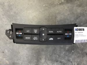 Honda Accord CW 2009-2011 Heater Controls