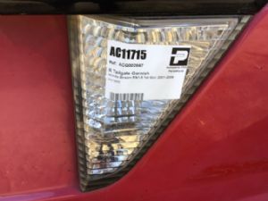 Honda Stream RN1-5 1st Gen 2001-2006 R Tailgate Garnish