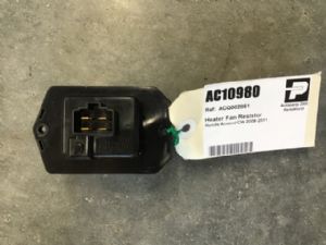 Honda Accord CW 2009-2011 Heater Fan Resistor