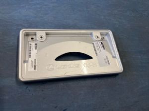 Lexus GS350 GRS191 Number Plate Holder