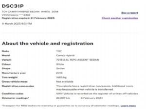Toyota Camry AXVH71
