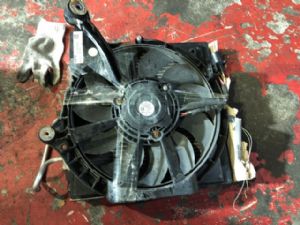Porsche Taycan 4s Radiator Electric Fan Assembly