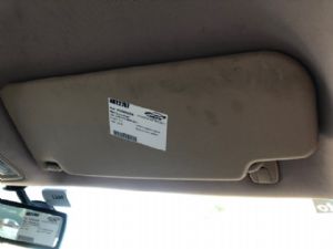 Volkswagen Jetta 1K5 2005-2011 RH Sunvisor