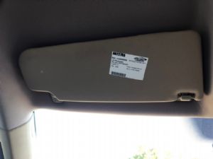 Volkswagen Jetta 1K5 2005-2011 LH Sunvisor