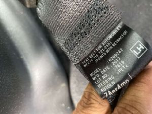 Isuzu D Max TFR85 2017--> LF Seat Belt