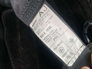 Nissan Teana L33 2013-11/2015 LF Seat Belt