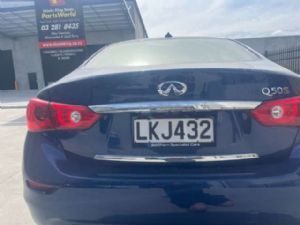 Infiniti Q50 Q50 Red Sport 400 2016-on Boot Lid Centre Garnish