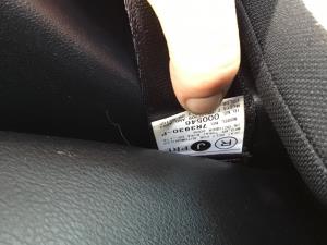Lexus RX350 GGL10 RR Seat Belt