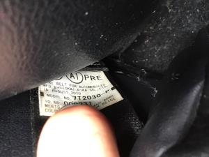 Lexus RX RX 450h 2009-2011 LR Seat Belt Pretensioner