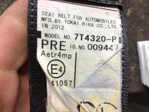 Lexus GS350 GRL10 2011-2015 LR Seat Belt Pretensioner