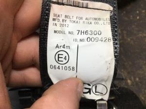 Lexus GS350 GRL10 2011-2015 Rear Centre Seat Belt