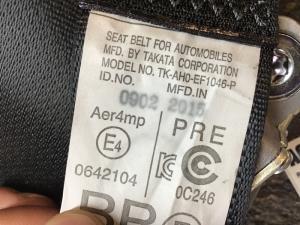 Lexus IS200-T ASE30 RR Seat Belt Pretensioner